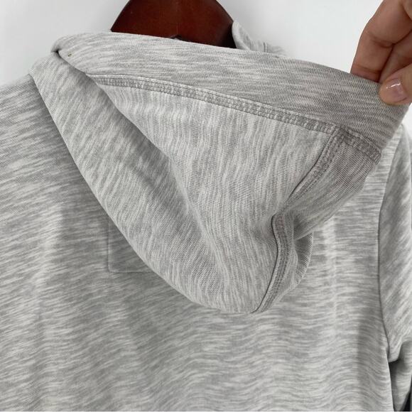 Tommy Hilfiger Jeans grey heather full zip sweatshirt size large - Picture 7 of 9
